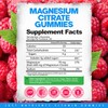 Magnesium Citrate 600mg Gummies (120 Count) - Maximum Strength, Supports