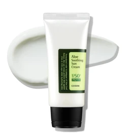 COSRX COSRX Aloe Soothing Sun Cream SPF 50, moisturizing sun cream with aloe vera, for all skin types, face & body, Korean skincare
