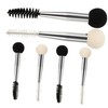 TOVINANNA 6pcs Double-ended Sponge Makeup Brush for Eyebrows and Mascara