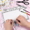 Bead Mat with Bead Scoop and Tweezers, 11.4x8inch Beads Design