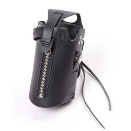 DEGNER DH-8 Genuine Leather Cup & Drink Holder, Black