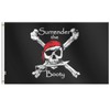 rhungift Pirate Surrender The Booty Flag Large 3x5 Ft, Moderate-Outdoor