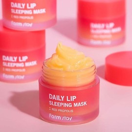 FarmStay 팜스테이_데일리 립 슬리핑 마스크 레드 프로폴리스 20g Farmstay_Daily Lip Sleeping Mask Red Propolis 20g