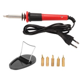 Pssopp Pyrography Soldering Iron Set, Craft Set, 30 W Pyrography Pyrography Set for Wood, Leather Engraving, Sculpture, Wood Pyrography, Professional Hobby Crafts