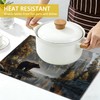 Bear Forest Mountain Placemats Set of 6, Rustic Wild Animal