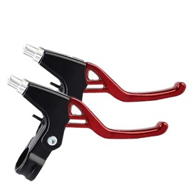 JUPSK Bike Brake Levers, Aluminum Alloy Handlebar Brake Levers 2.2cm Diameter for Most Bicycles