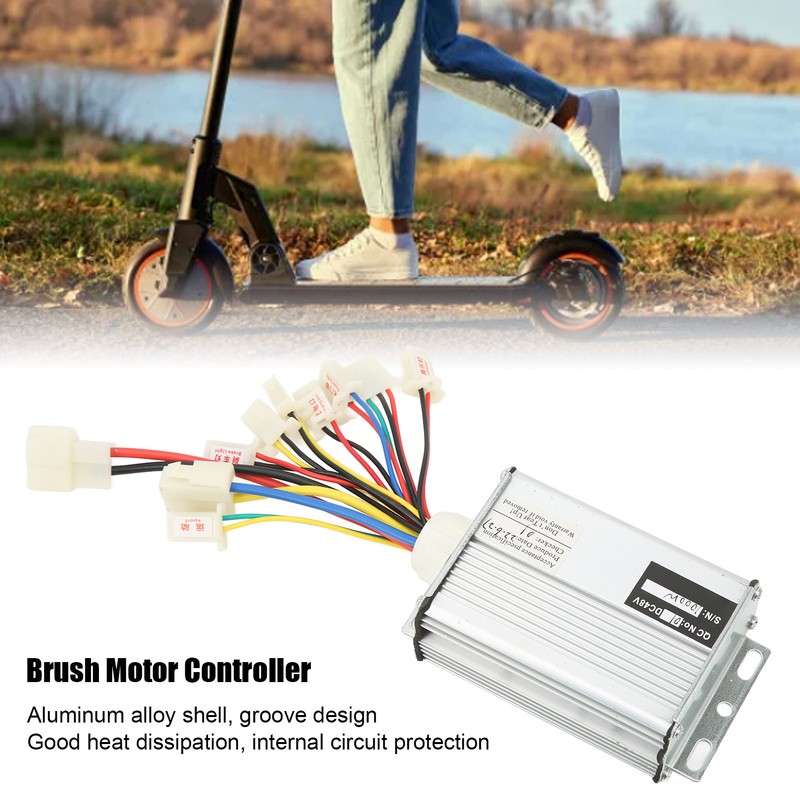 48V 1000W Controller with Wire Harness Brush Motor Control Box
