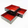 Rabbit Arabesque 5.0 Three Tier Double 黒内 Vermillion 7R –