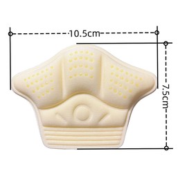 2 Pairs Heel Pad, Prevents Scrubbing, Prevents Removing, Cushioning, Shock Absorption, Size Adjustment, Leather Shoes, Sneakers, Pumps, Unisex (Beige)