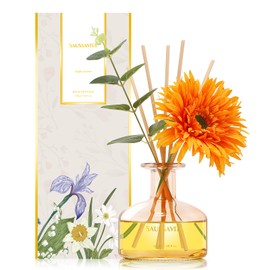 Reed Diffusers Set Grapefruit Scent, 7.10 oz Diffusers for Home with 7 Diffuser Sticks, Reed Diffuser for 120 Days, Perfect for Bathroom, Shelf Decor, Air Fresheners