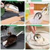 Stainless Steel Ice Scoop Heavy-Duty Scooper for Ice Makers &