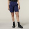 Hard Yakka Women's Raptor Mid Length Work Short, Navy, Size