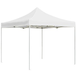 Professional Folding Party Tent,Canopy Tent,Outdoor Tent,Tents for Parties,Outdoor Canopy,Easy to Carry,100% Waterproof,Heavy Duty,Mounting Materials Included, Aluminium 118.1"x118.1" White