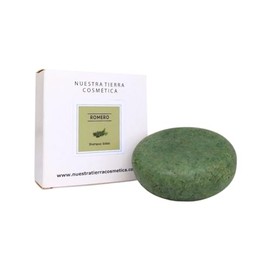 Romero Shampoo Sólido Orgánico 2 en 1 Cabello Graso con Spirulina y Clorofila