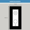 LazerlichtCraft | Acrylglas Blende Klingelschild für Eufy Doorbell E340 S220