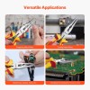 2-Piece Needle Nose Pliers, 8 in Long Needle Nose Plier