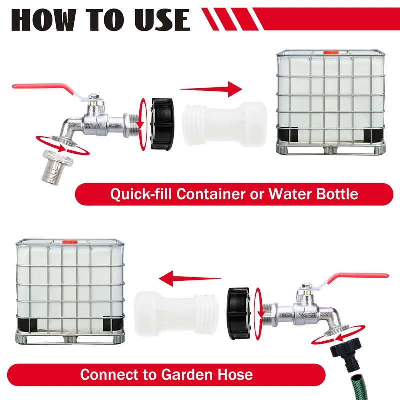 Spetsbst IBC Tank Accessories 1000L IBC Container Accessories Outlet Tap