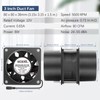 WDERAIR 80mm x 38mm 3 Inch Air Vent Duct Booster