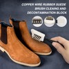 MAXIMILIAN Shoe Cleaner Kit. Brush with Extra 2 Erasers for