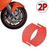 Owner Clan Bicycle, Car, Motorcycle Wheel Reflective Sticker Red / 자전거 자동차 오토바이 바퀴 휠 반사스티커 레드