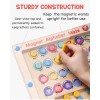 Gamenote Magnetic Alphabet Maze Board with 4 Activity Cards, Wooden