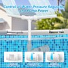 Pool Fountain, Adjustable Dual Spray Waterfall Sprinkler for Above and