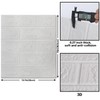 30PCS 3D Wall Panels Peel and Stick Foam, Self-Adhesive Decorative