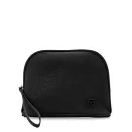 CLOE Cosmetiquera Cierre Sencillo Grande Color Negro para Mujer
