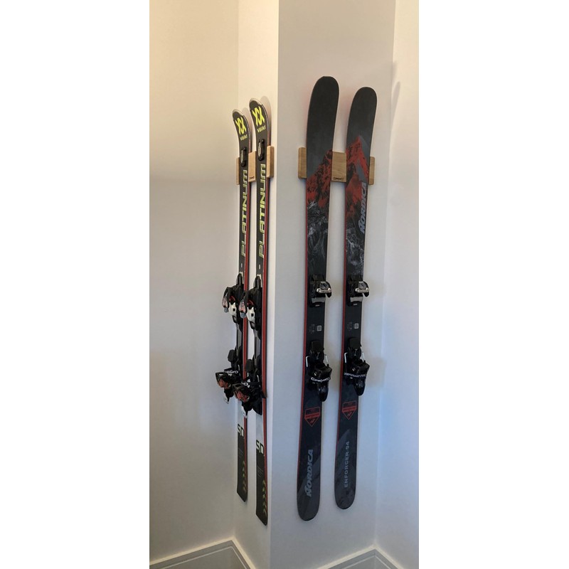 Clipboart ® Vertical Wall Mount for Freeride Ski Touring Skis