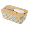 Howise Butter Dish with Lid, Large Butter Dish for Countertop,