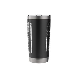 Vintage Cybersecurity Solving Flowchart American Flag Men Stainless Steel Insulated Tumbler