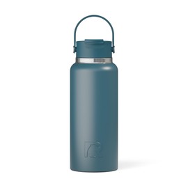 RTIC 32oz Outback Bottle, Insulated, Stainless Steel, Metal, Double Wall Vacuum-Insulation, Ceramic Lined, Leak-Proof Lid, BPA-Free Water Flask for Hiking, Running, Sports, Outdoor, Marine