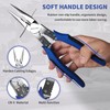 KAIHAOWIN Radio Pliers, 9.4 inches (240 mm), Tapered Pliers, Strong