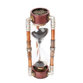 PTC 6.13 Inch Steampunk Inspired Sand Timer Hourglass Statue Figurine