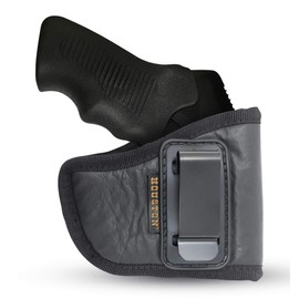IWB S333 Thunderstruck Gun Holster - Revolver 22 WMR by Houston - ECO Leather Concealed Carry Soft Material - Suede Interior for Protection - Fits: S333 Thunderstruck .22 WMR (Right) Black