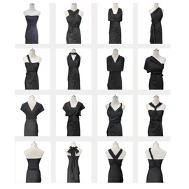 Sexyshine Women's Infinity Dress Multi-Way Convertible Wrap Maxi Dresses Halter Bridesmaid Evening Prom Cocktail Dress(27734BL,XL)