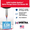 Amana Tool Solid Carbide Spektra Extreme Tool Life Spiral Plunge