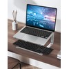 SOUNDANCE Laptop Stand for Desk, Metal Computer Riser, Heavy Stable