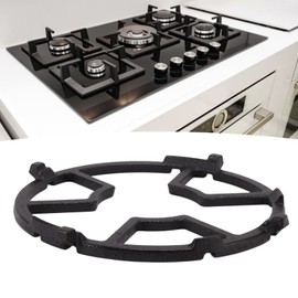 Topyond Windproof Wok Ring Stand, Heat Diffuser for Gas Stove, Universal Cast Iron Wok Support Rack, Non-Slip Design for Stable Cooking, Kitchen Stove Top Accessories