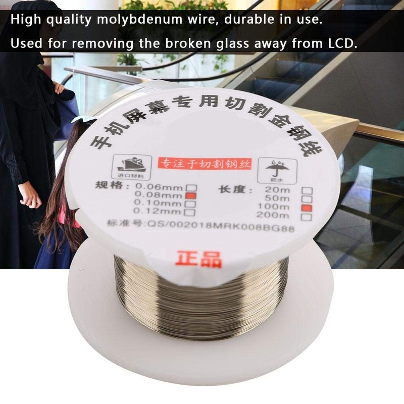 100m Molybdenum Cutting Wire Line Repair Tool for LCD Screen