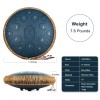 HOPWELL Steel Tongue Drum - 14 Inch 15 Note Tongue