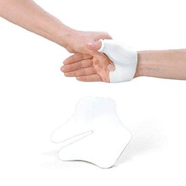 Rolyan Gauntlet Thumb Spica Splint, Polyflex II Solid 1/16", White, Medium, Pre-Cut Plus Sheet, Pack of 3, Arthritis & Tenosynovitis Splint Fabrication, Immobilizes Thumb MCP Joint, Latex Free