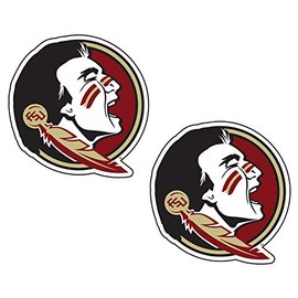 Craftique Florida State Seminoles Decal (Seminole Head 2-PK Decal (2"), 2 in)