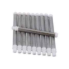 Airless SJG Airless Spray Gun Filter Latex 60 Mesh 10 Packs Push on Type ，Replace High-Pressure Spraying Accessories