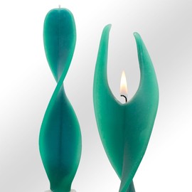 Engelsflamme blau-türkis. Kerze inkl. Box. Besondere Geschenk Deko. Als Geburtstagsgeschenk, Schutzengel oder einzigartige Dekoration