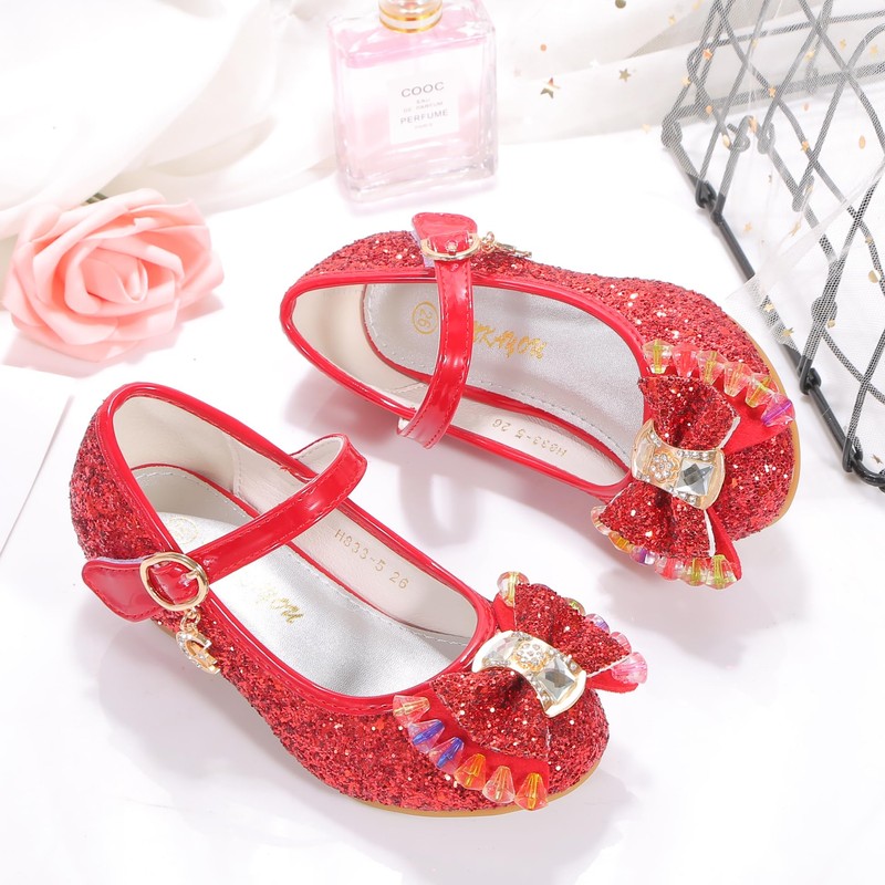 BFOEL Adorables Zapatos de Princesa con Brillo para niñas (11
