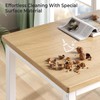 Tatub Dining Table Set for 4, 3-Piece Kitchen Table with