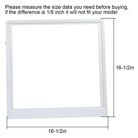 240350903 Shelf Frame Without Glass Refrigerator Delicatessen Drawer Cover for Frigidaire Refrigerator Replaces 240350901, 240350902，AH2361213, EA2361213